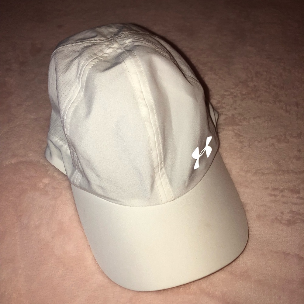 White Under Armour Baseball Hat
